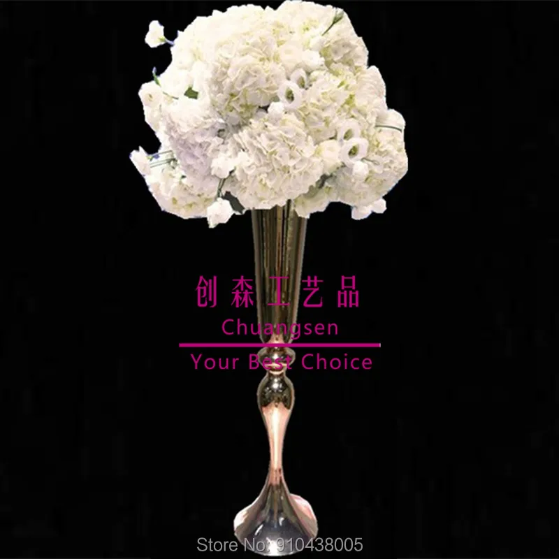 Настольная ваза для цветов орнамент в виде цветочных арок вечерние украшения