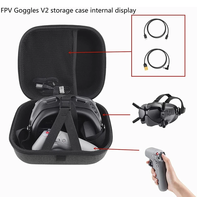 Сумка для хранения очков виртуальной реальности DJI FPV Goggles V2 Kit сумка контроллера