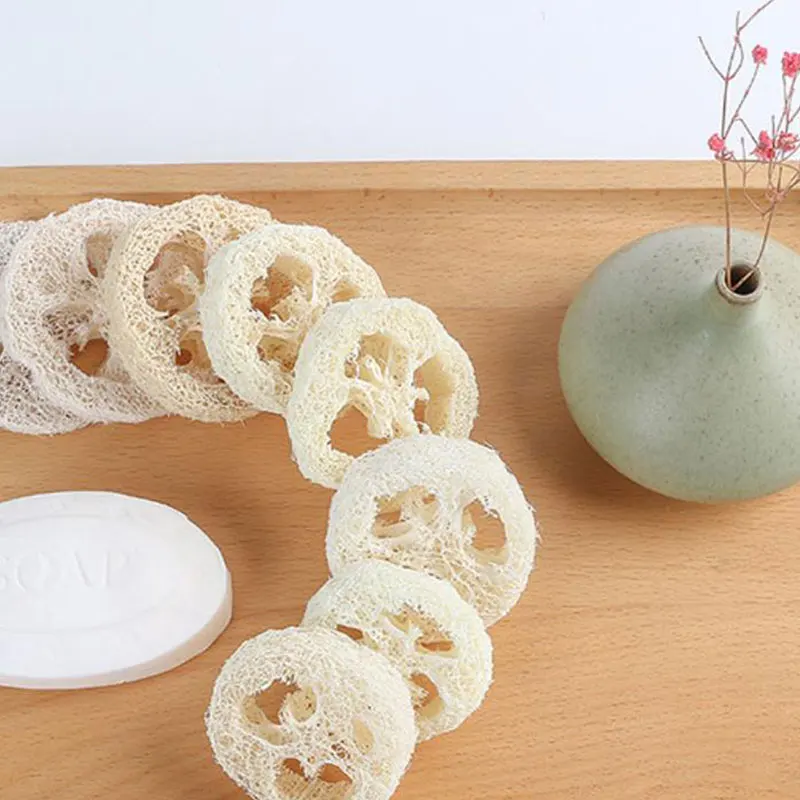 8/10 шт. люфы Luffa Loofa ломтики ручной работы мыло-мочалка ящик лоток для инструментов
