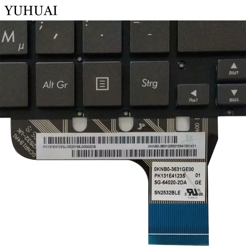 Пособия по немецкому языку клавиатура с подсветкой для ноутбука для ASUS Zenbook U303 U303LB U303LN U303UA U303UB UX303L UX303 U303L UX303LN