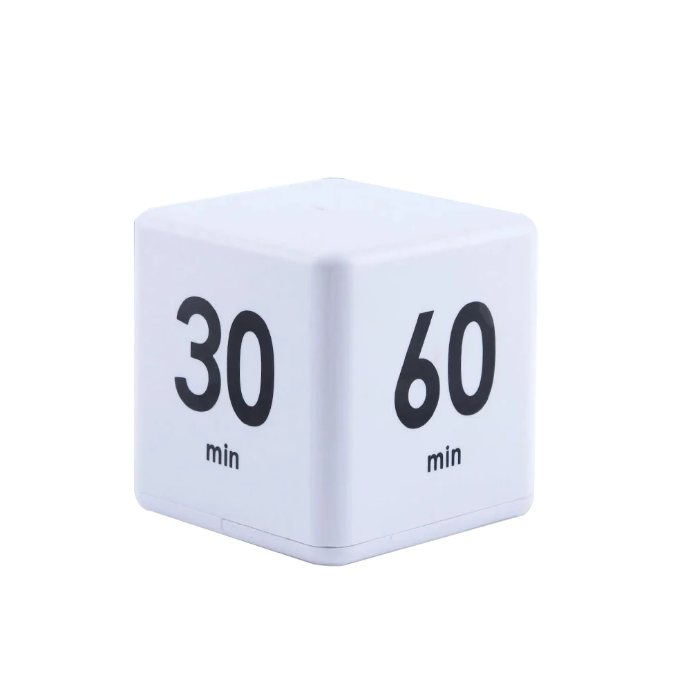 

1 шт. электронный кубический Таймер обратный отсчет кухонный кубик модный мини-таймер управление временем кухонный инструмент