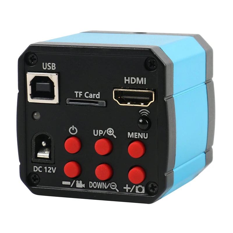 18MP 1080P HDMI USB Электронная видеокамера цифровой микроскоп + зум 100X объектив с