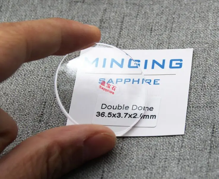 

1pc 2.3~3.0mm Thick Concave Double Dome Transparent Sapphire for Watch Repair