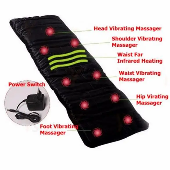 Вибрирующий массажный матрас массажное кресло с 9 вибрирующими моторами и