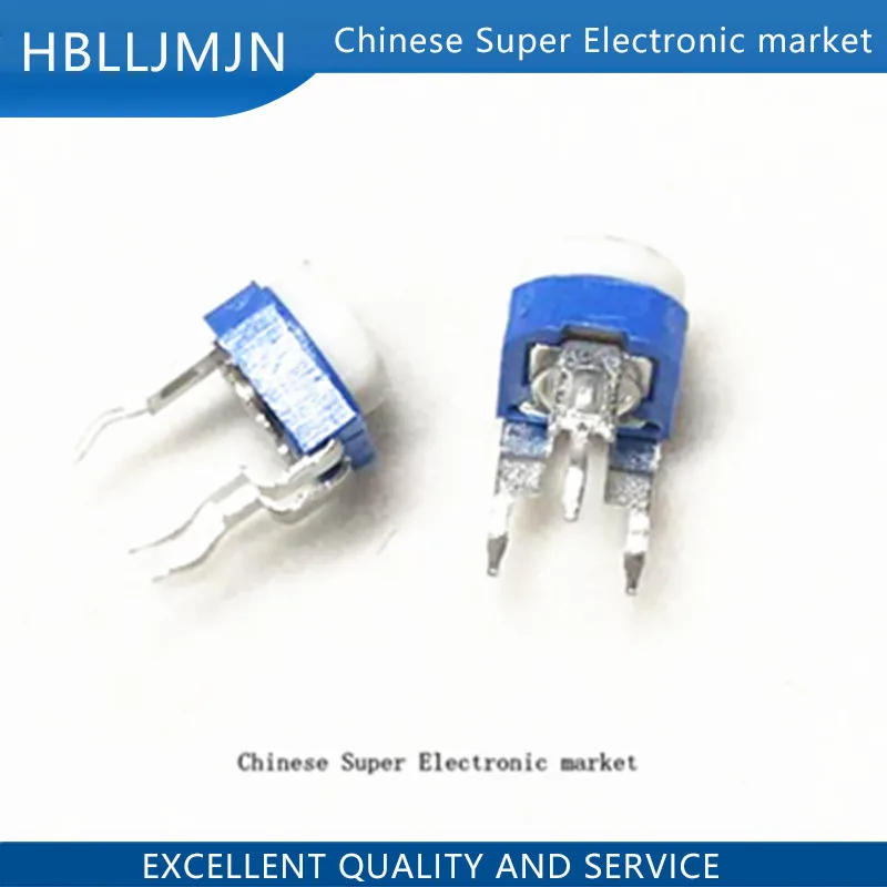10PCS RM065 RM-065 100 200 500 1K 2K 5K 10K 20K 50K 100K 200K 500K 1M ohm Trimpot Trimmer Potentiometer variable resistor - купить по