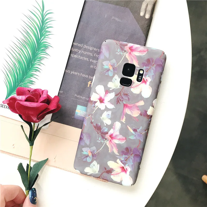 DCHZIUAN чехол с листьями для samsung Galaxy S10, S9, S8 Plus, NOTE 8, 9, 10, жесткий чехол для телефона из поликарбоната, чехол для samsung Galaxy S8, S9
