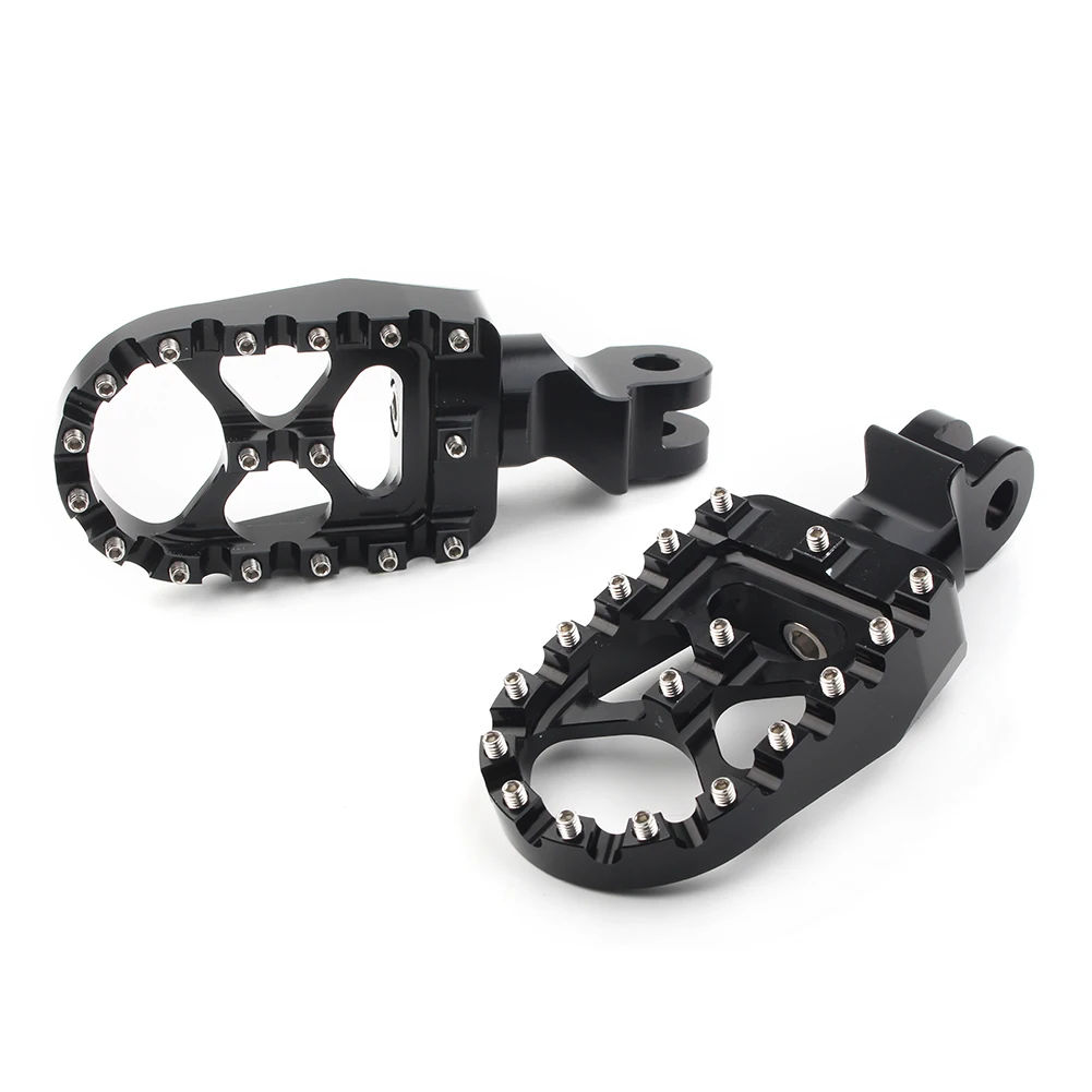 

MX Wide Motorbike Front Foot Pegs Footrests 2x for Triumph Scrambler 2006-2015 / Bonneville T100 2001-2015