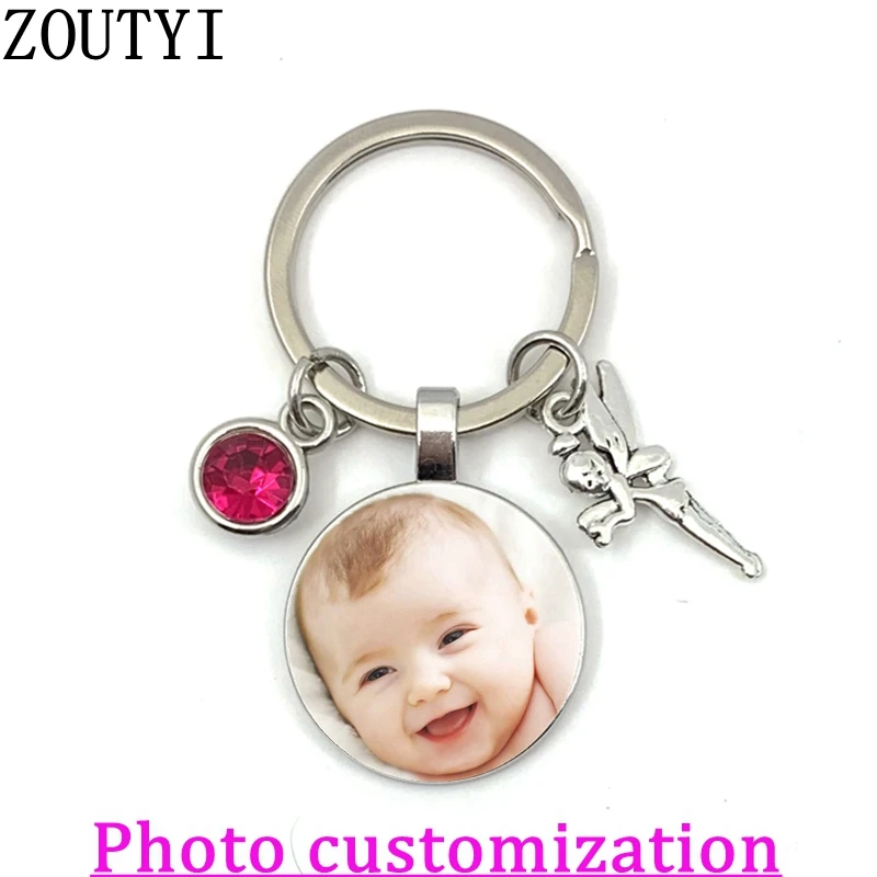 Кулон с фотографией на заказ брелка подарок для мальчика мамы папы бабушки