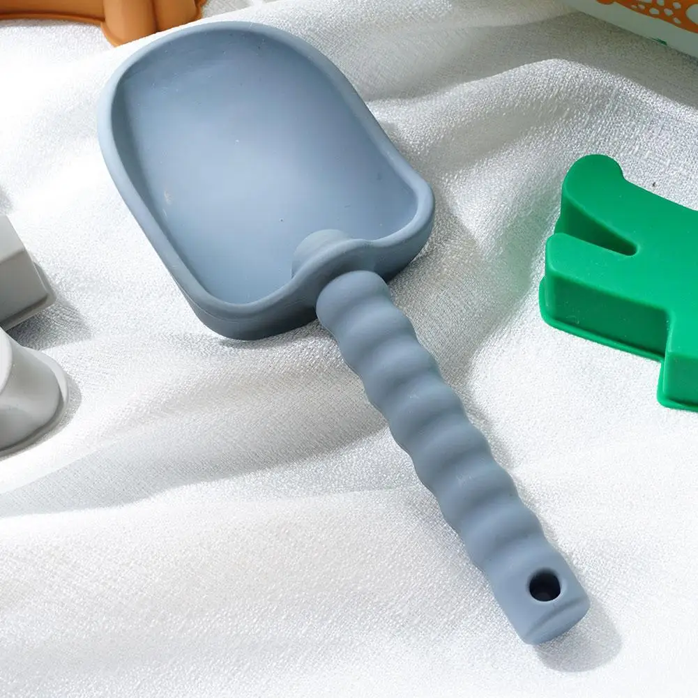 

6pcs Children Summer Beach Toy Animal Giraffe Elephant Model Beach Toys Rubber Dune Sand Mold Tool Parent-child Interactive Toys