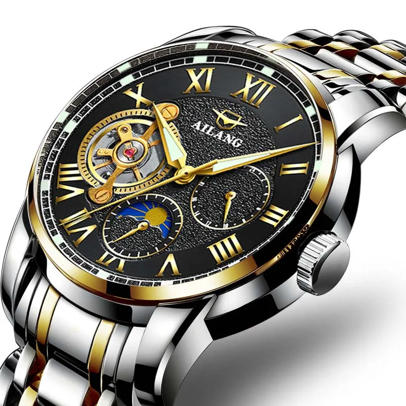 

Men's Watch Special Forces Luxury Automatic Mechanical Stainless Steel Watch Waterproof Flywheel Fashion Trendy Watch New 2021