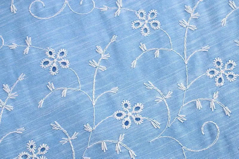 

2020 Spring Summer New cotton Hollow Embroidery Jumpsuit Women's Blue playsuit dropshipping overalls women clothing Cdc9760