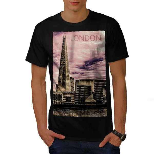 

Wellcoda Building UK London Mens T-shirt, England Graphic Design Printed Tee all size