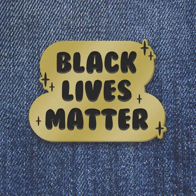 BLM Enamel Pin Lapel Pins Badge Brooch | Украшения и аксессуары
