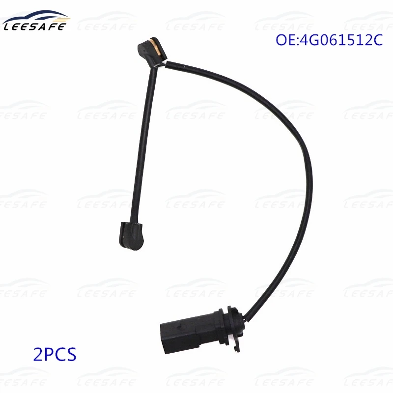 Датчик износа передней тормозной колодки 4G0615121C для AUDI A7 Sportback 4GA 4GF 2014-2018, замена тормозной колодки, сигнализации, 2 шт.