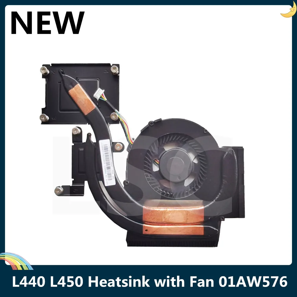 Новый радиатор LSC для ноутбука Lenovo ThinkPad L440 L450 с вентилятором FRU 04X4114 04X4116 01AW576