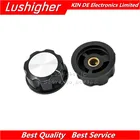 5 шт., ручка потенциометра WH118 WX050 Bakelite, медное внутреннее отверстие, 6 мм