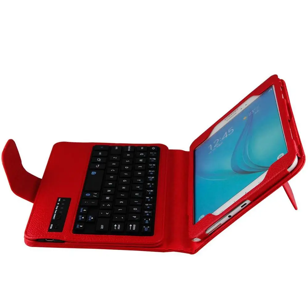 Чехол с Bluetooth клавиатурой для SAMSUNG Galaxy Tab A 8 '' T350 0 T355 беспроводная клавиатура