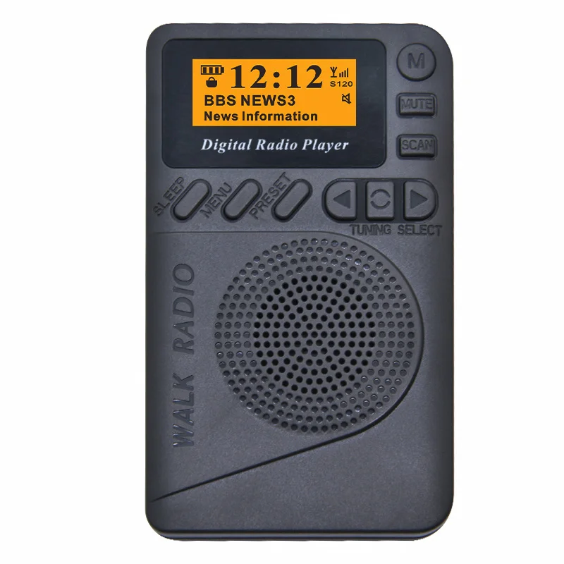 Цифровое fm-радио Dab/dab ЖК-экран портативное карманное радио громкоговоритель