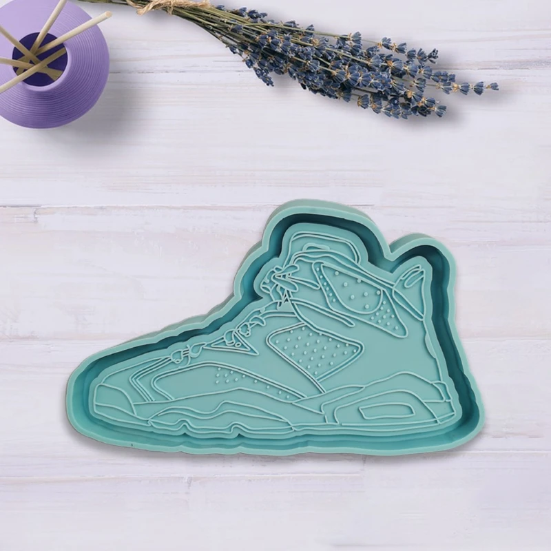 

Fruit Plate Silicone Mould Shoe Shaped Tray Epoxy Resin Mold DIY Crafts Making Tool