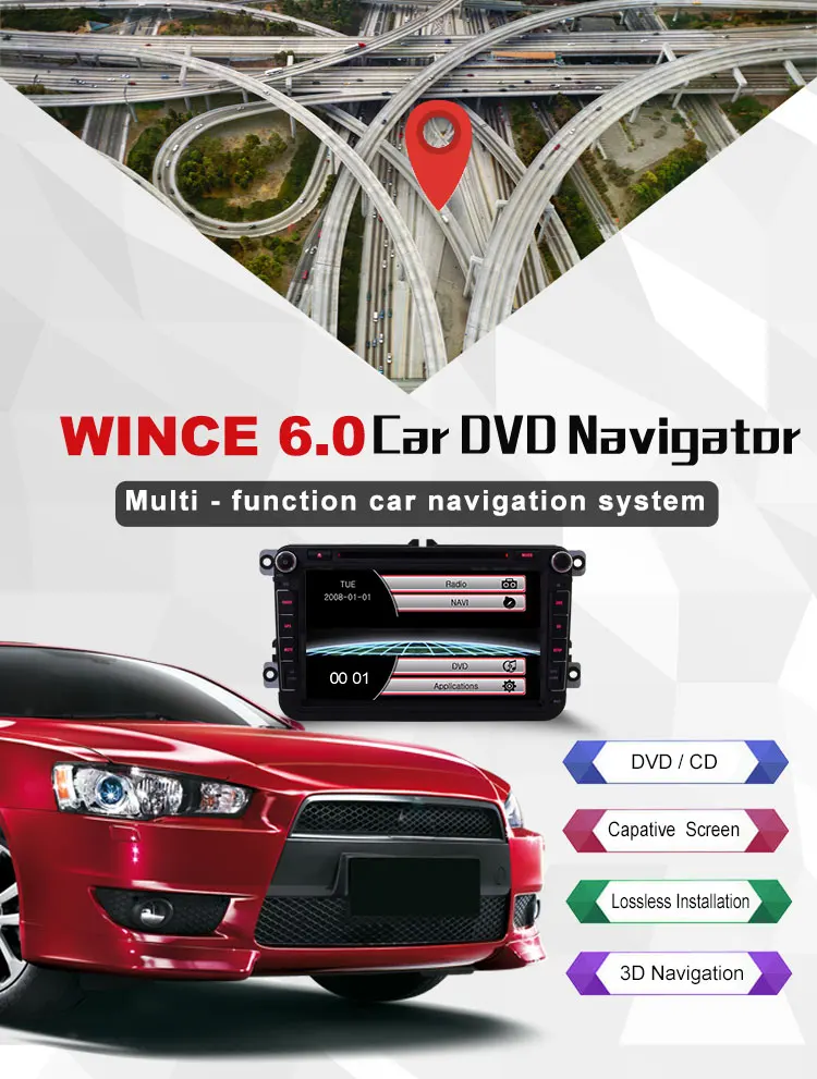 JDASTON 2 DIN 8 дюймов Автомобильный dvd-плеер для Volkswagen VW Passat POLO GOLF Jetta TOURAN Skoda Seat Leon gps Navigaiton FM RDS карты