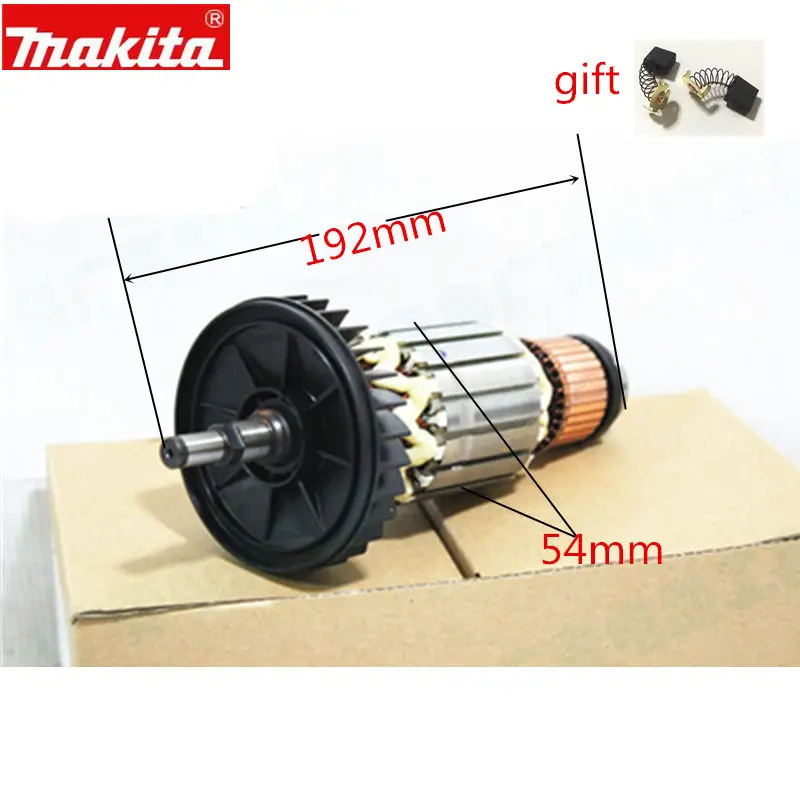 MAKITA 518705-3 AC220-240V арматура роторный якорь для 9067 9067S 9069 9069S 9069X 9067F 9069F якорь мотор
