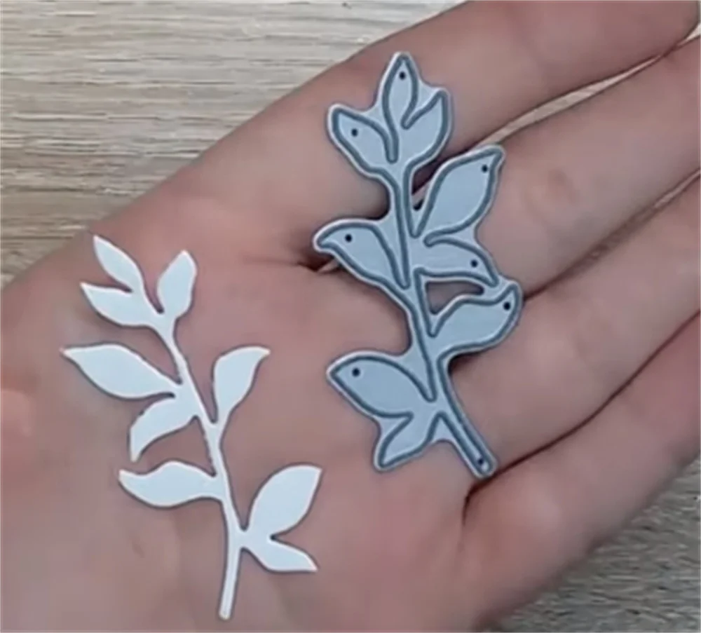 

Leaf Letter Garland Metal Cutting Dies Diy Gift Card Scrapbook Decorate Label Big Collection Mold Craft Knife Embossed Template