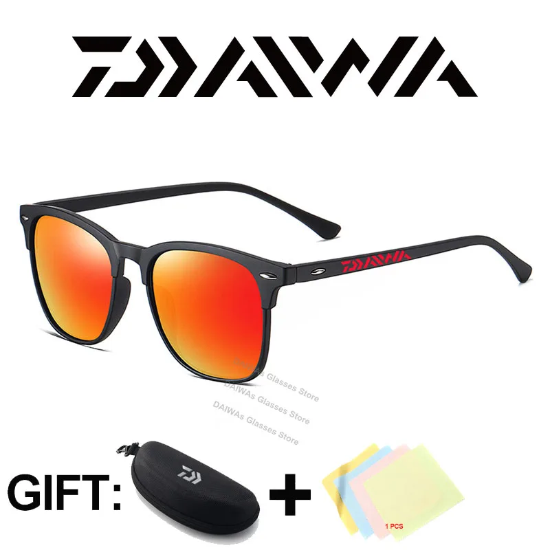 

2021 Daiwa New Polarized Sunglasses Men's Vintage Sun Glasses For Men Travel Driving Shades Fishing Goggles