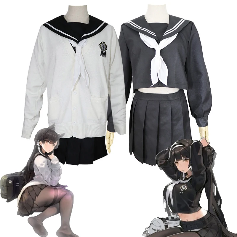 Карнавальный костюм Азур Лейн Atago And Takao школьная форма для Хэллоуина