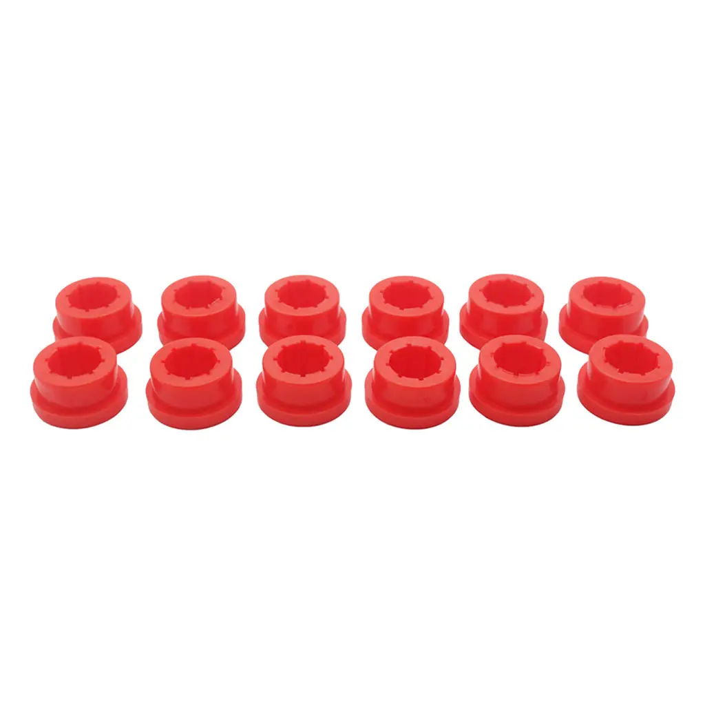 

12 Pieces Red Rear Lower Control Camber Arm Kit, Red