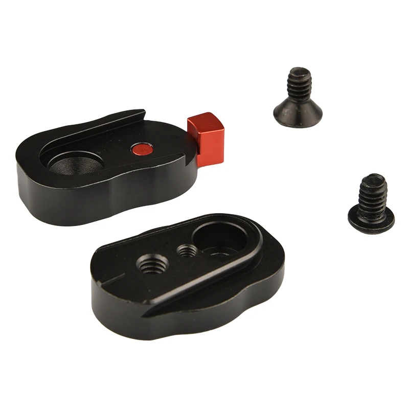 

Aluminum Mini Field Monitor Quick Release Plate with 1/4" Screw For LCD Monitor Magic Arm LED Light Flash Camera Camcorder Rig