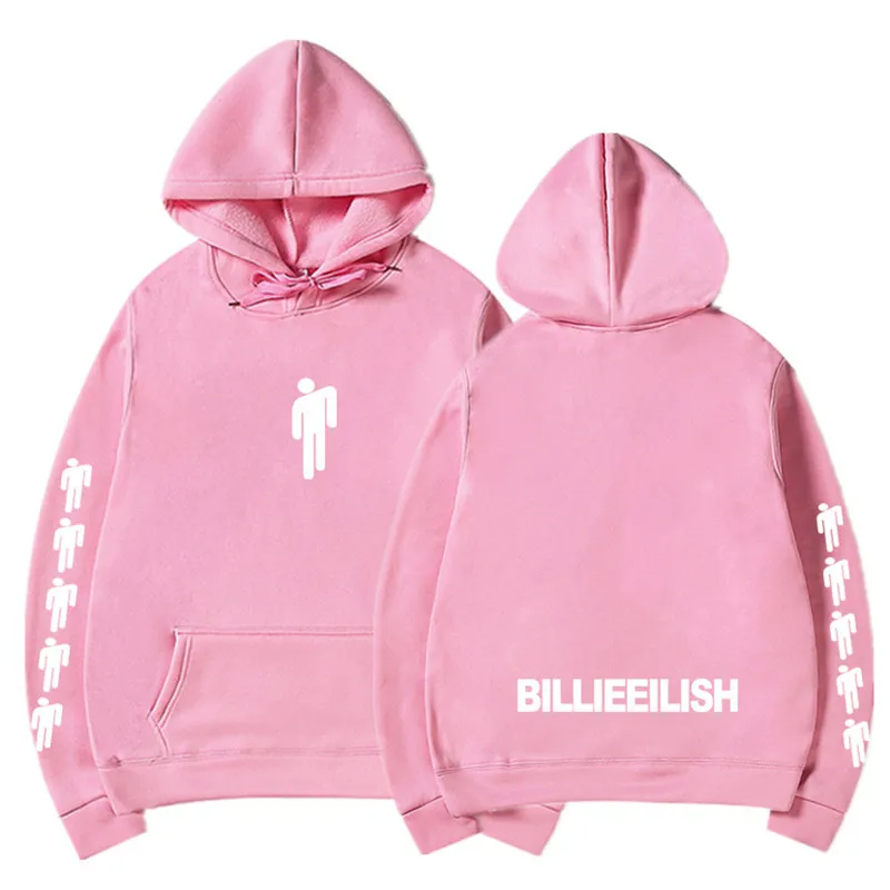 Billie Eilish модная толстовка с принтом женская/Мужская Спортивная длинными рукавами