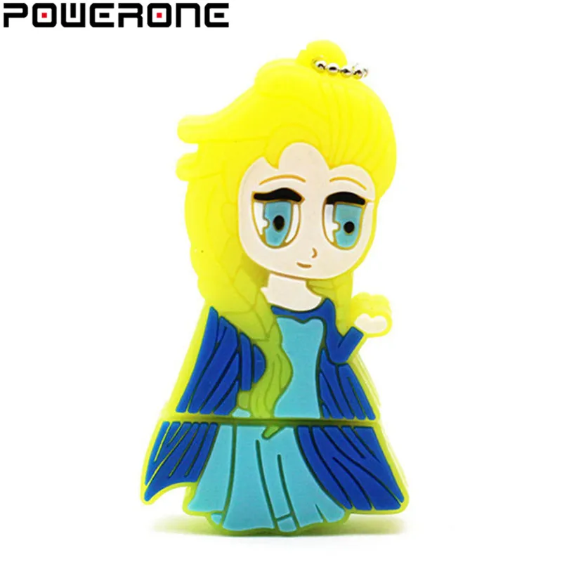 USB флеш накопитель POWERONE frozen Elsa anna olaf карта памяти с мультипликационным принтом 4