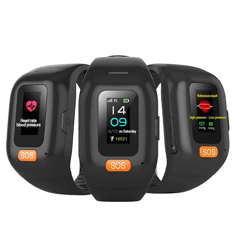 

Смарт-браслет Водонепроницаемый долгого ожидания пожилых SOS Smart watch iOS Android gps трекер часы