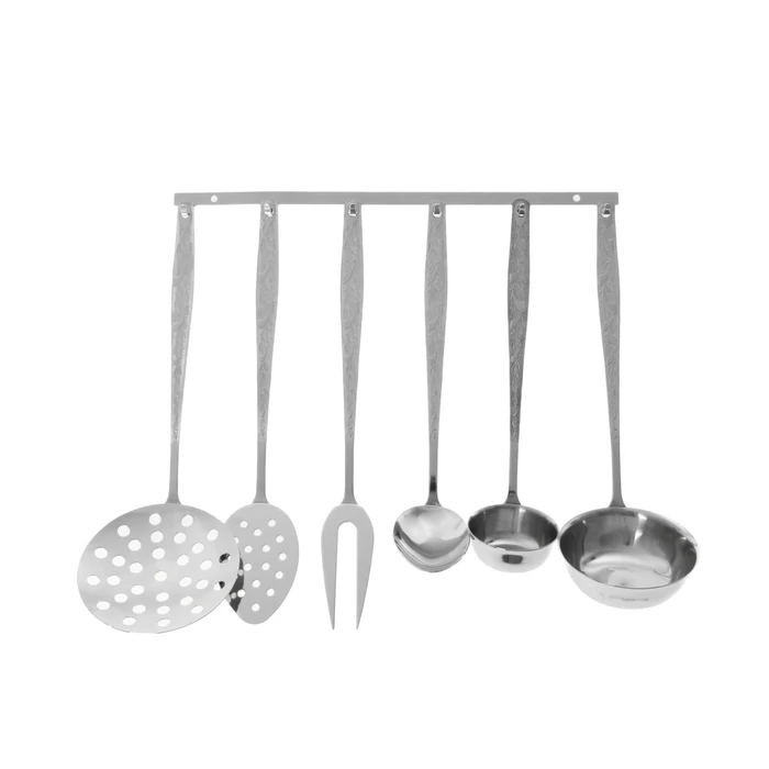 Набор кухонных принадлежностей Уралочка 6 предметов толщина 2 5 мм на подвесе | Дом