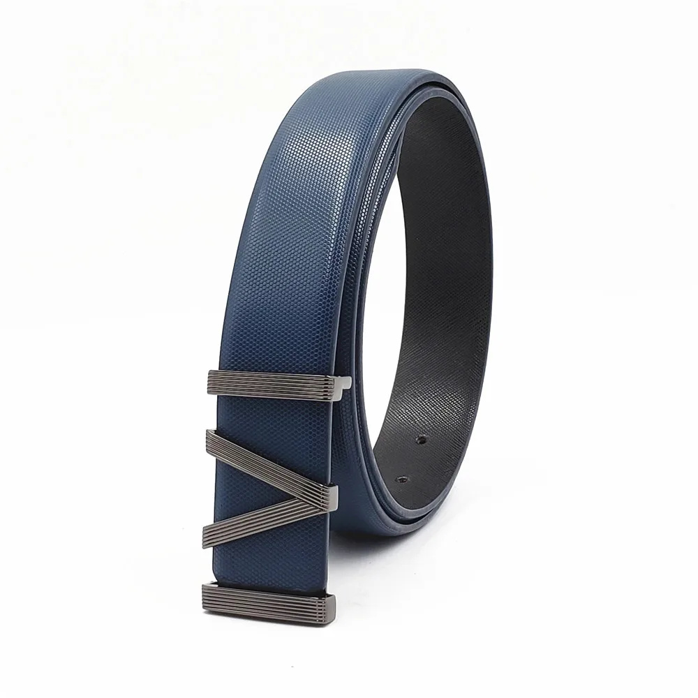 Ремень из натуральной воловьей кожи для мужчин и женщин Модный дизайнерский пояс