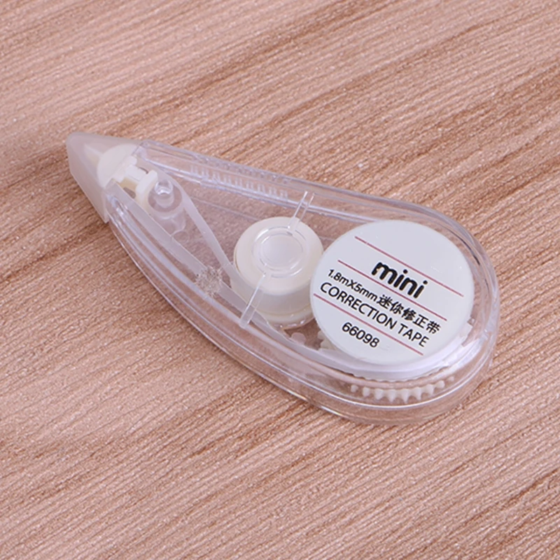 

2Pcs Cute Correction Tape Mini Roller White Out Eraser School Office Stationery