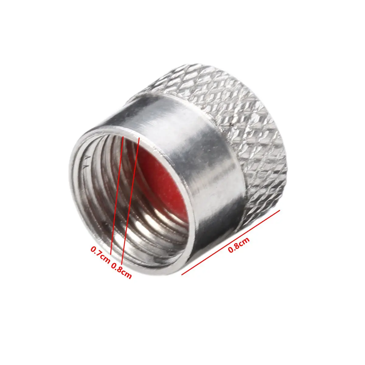 

4pcs Universal Chrome Aluminium Car Air Wheel Tyre Cover Rim Tire Valve Dust Cap