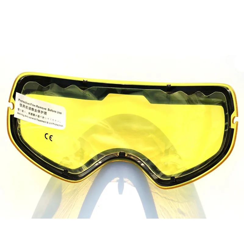 

COPOZZ Original Brightening lens fit for Model GOG-201 ski goggles Night Yellow Lens For weak Light tint Weather Cloudy