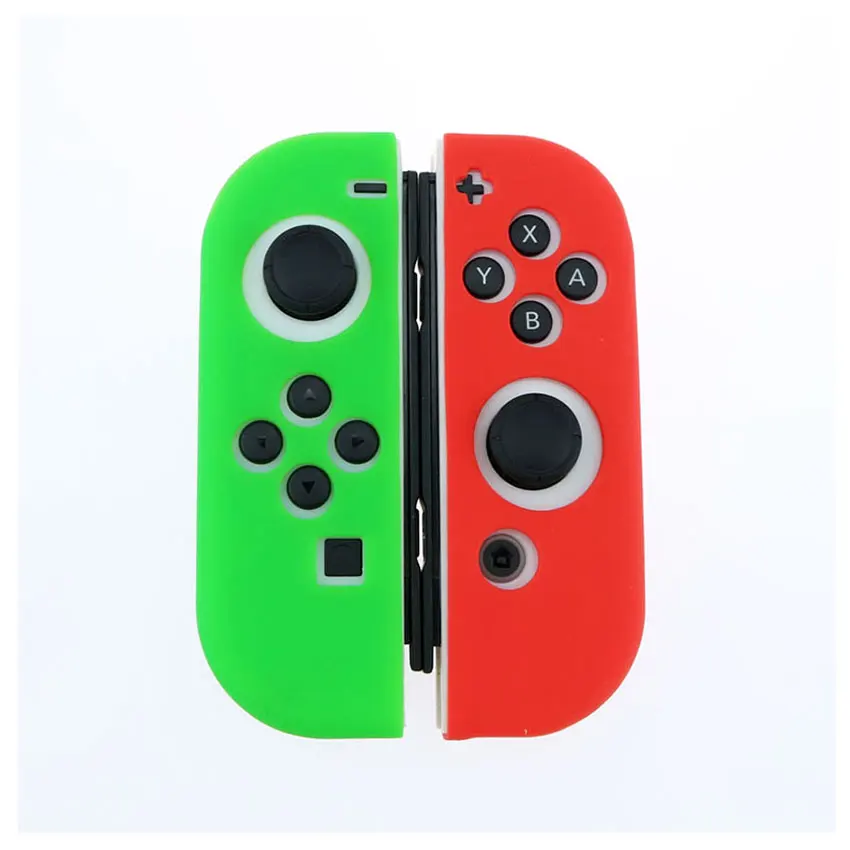 No.46 ChengHaoRan силиконовый резиновый чехол для nintendo Switch контроллер Противоскользящий мягкий чехол для переключателя NX NS Joy-Con Grip - Цвет: No.46