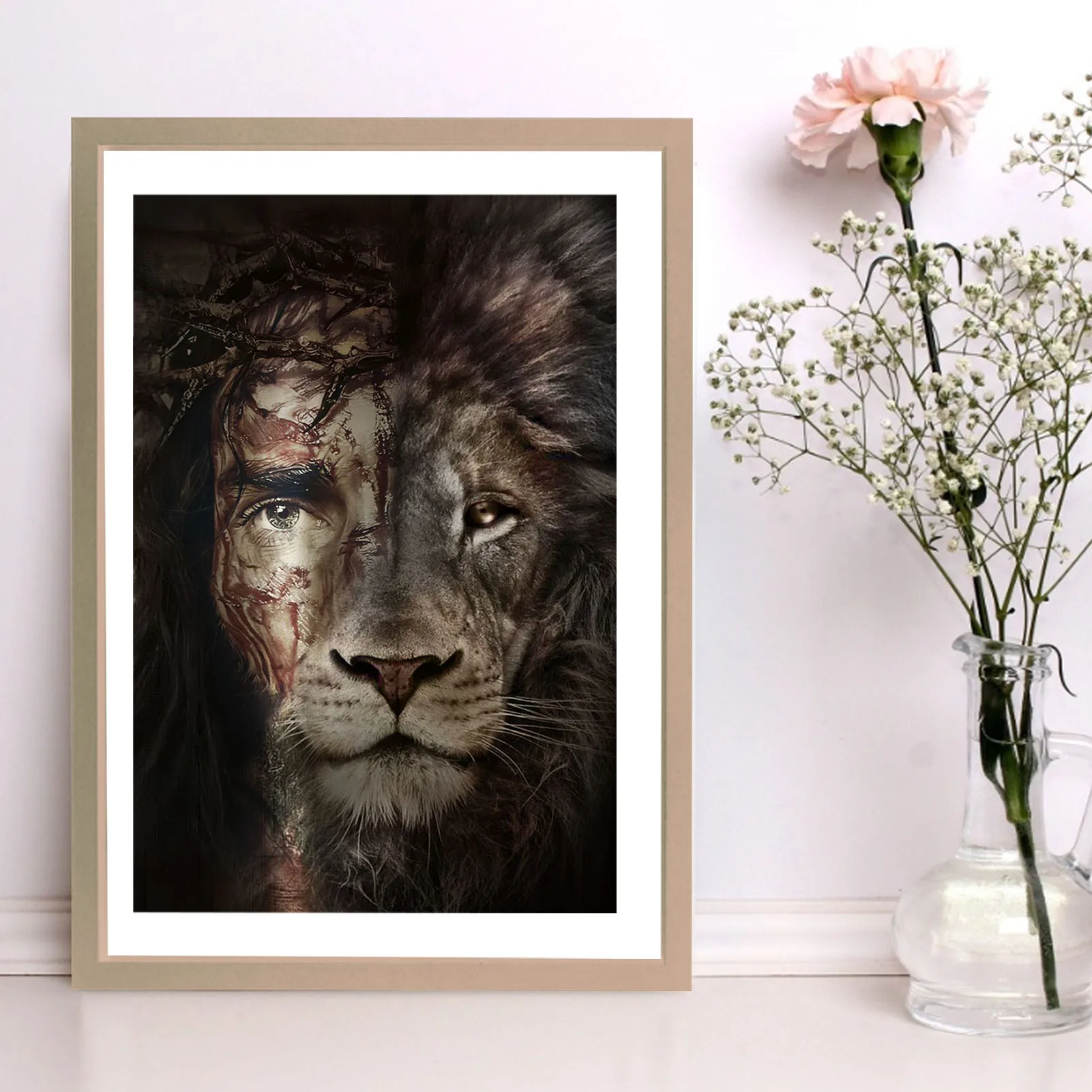 

NEWEST Lion Poster Wall Decor Art No Frame Home Decoration
