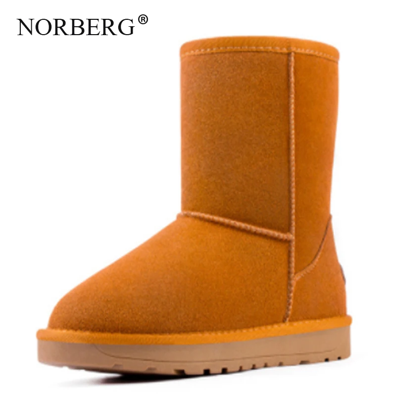 NORBERG New Women Boots Female Down Winter Waterproof Warm Ankle Snow Ladies Shoes Woman Casual Booties | Обувь