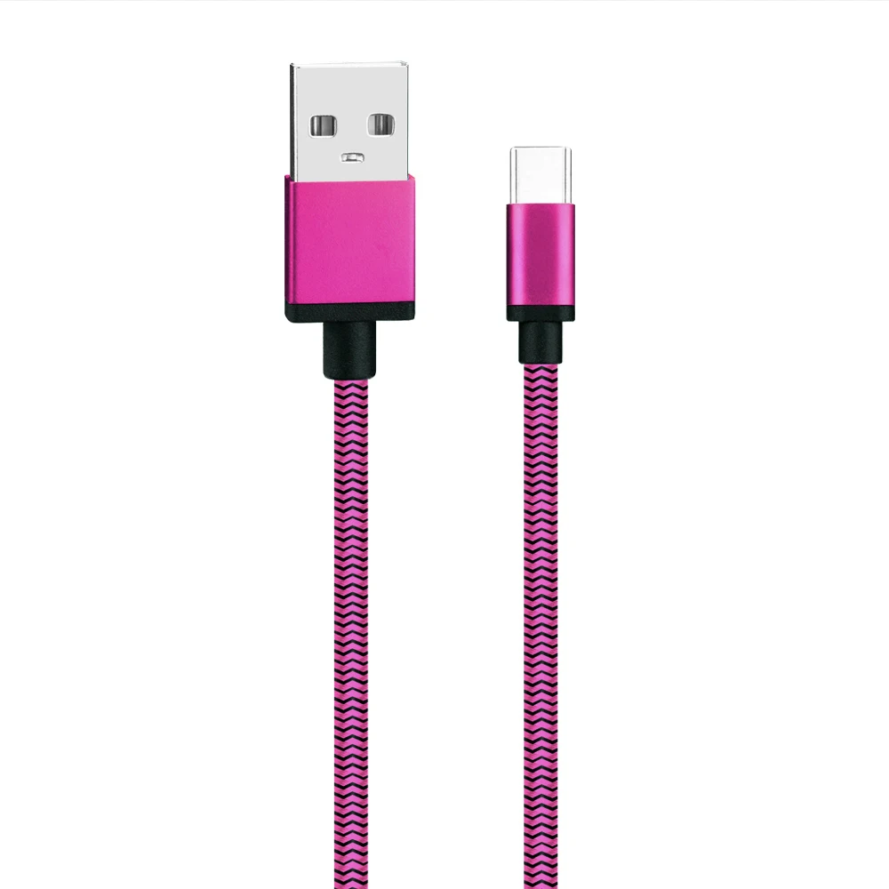 1 м 2 м кабель type C USB C кабель для быстрой зарядки данных для samsung S9 S8 оранжевый зеленый синий Мобильные кабели для мобильных телефонов 1A 1.7A