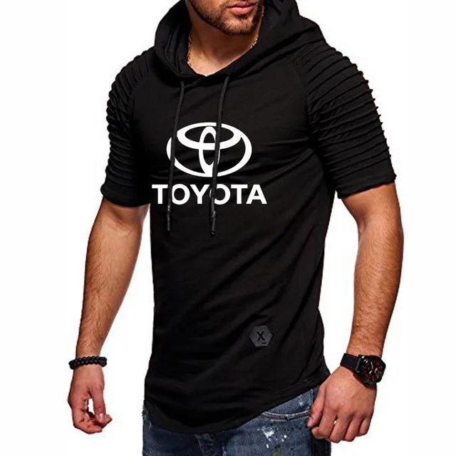 Мужская хлопковая футболка с коротким рукавом повседневная облегающая