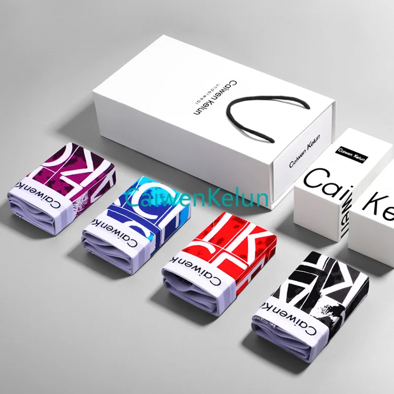 Комплект из 4 предметов Новое мужское нижнее белье летние тонкие