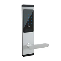 sliver color jcbl620 smart wireless ttlock app bluetooth door lock electronic digital combination nfc ic card lock for apartment