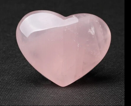 + 331 натуральный розовый кварц кристалл камень сердце украшения Ван брак|Статуи и