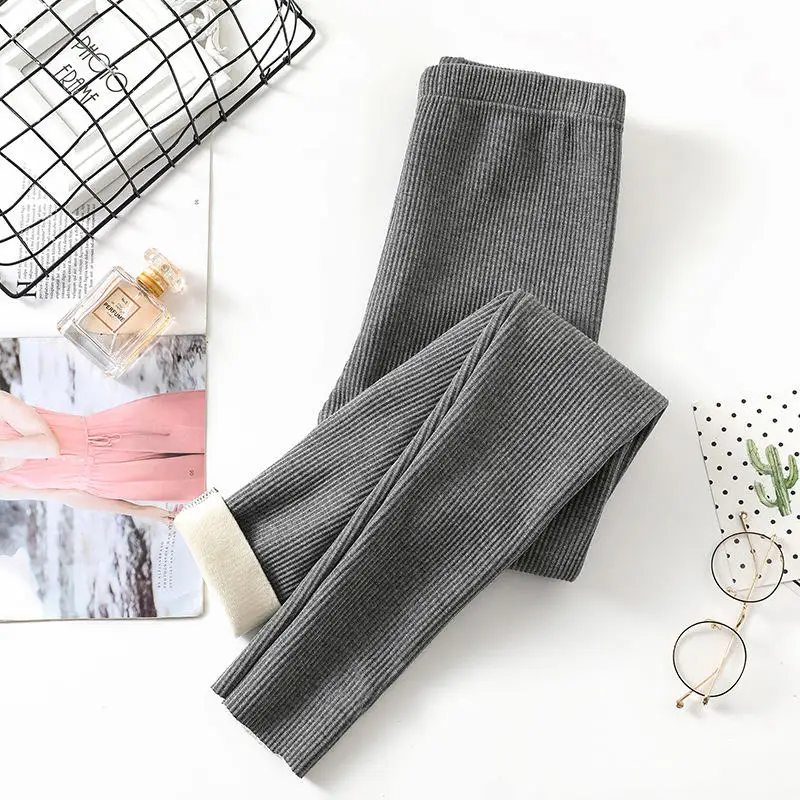 

Autumn Winter Plus Velvet Warm Leggings Women Clothes Elasitc Casual Thicker Leggings Pants Femme High Waist Leggins Mujer Q2860