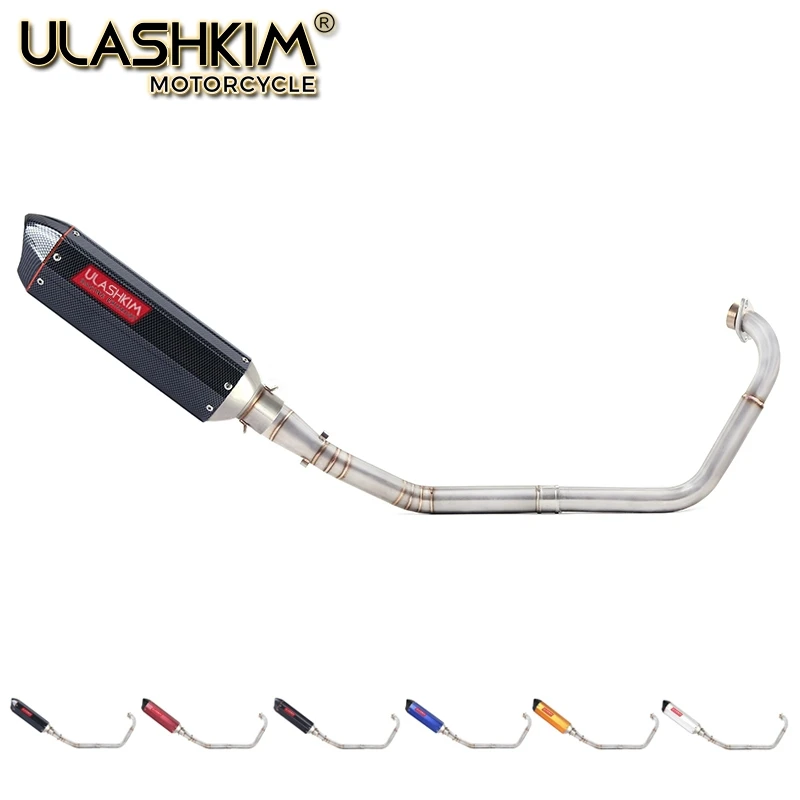 

Motorcycle Full Exhaust Escape System Modifed Middle Link Pipe Slip On For yamaha YZF-R15 R5 MT-15 MT 15 125 2008-2017