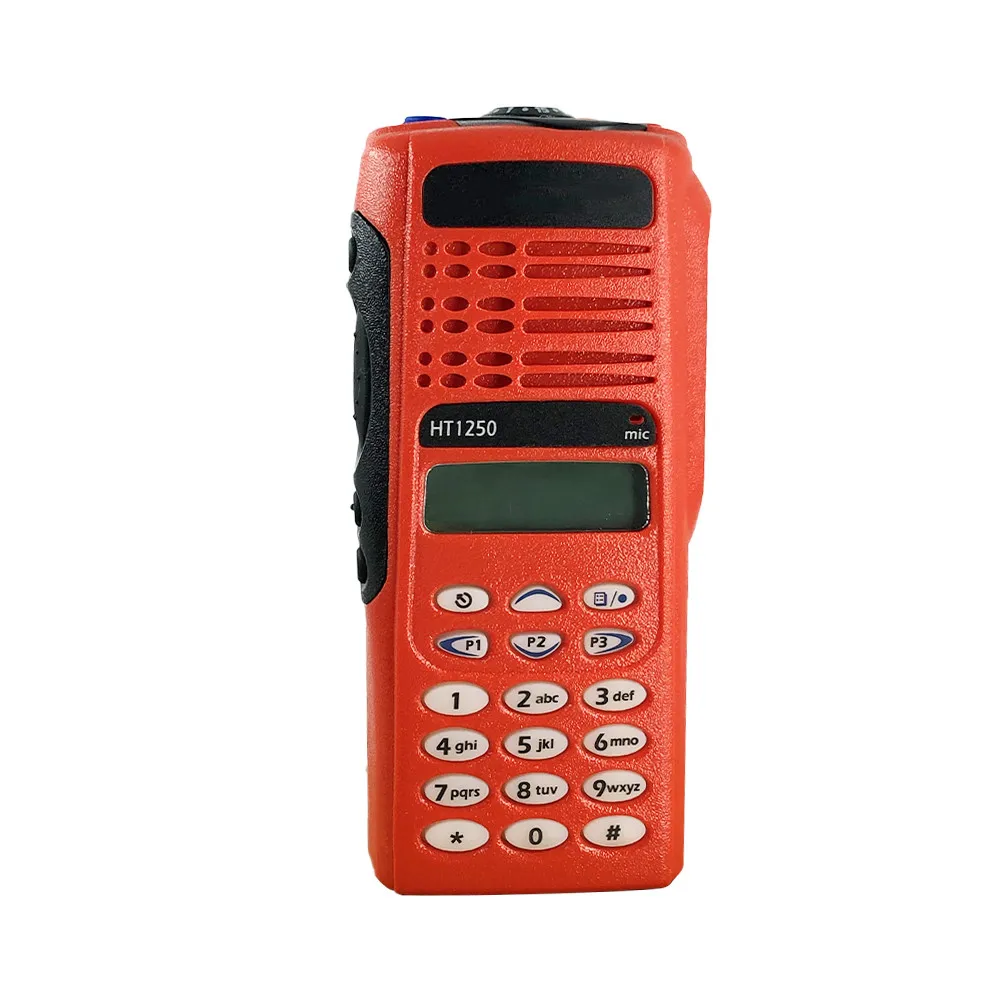 Walkie Talkie Full Keypad Replacement Housing Case Cover Kit with Speaker and LCD Display for HT1250 Radios--VBLL