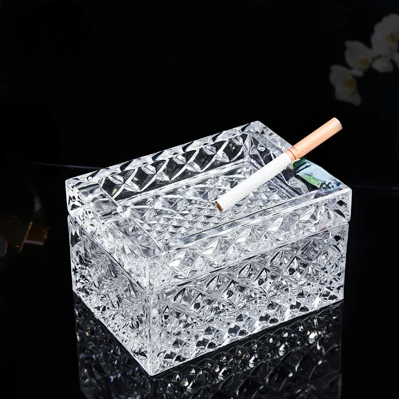 

Crystal Ashtray Creative Personalized Trend European Entry Lux Living Room Simple Modern